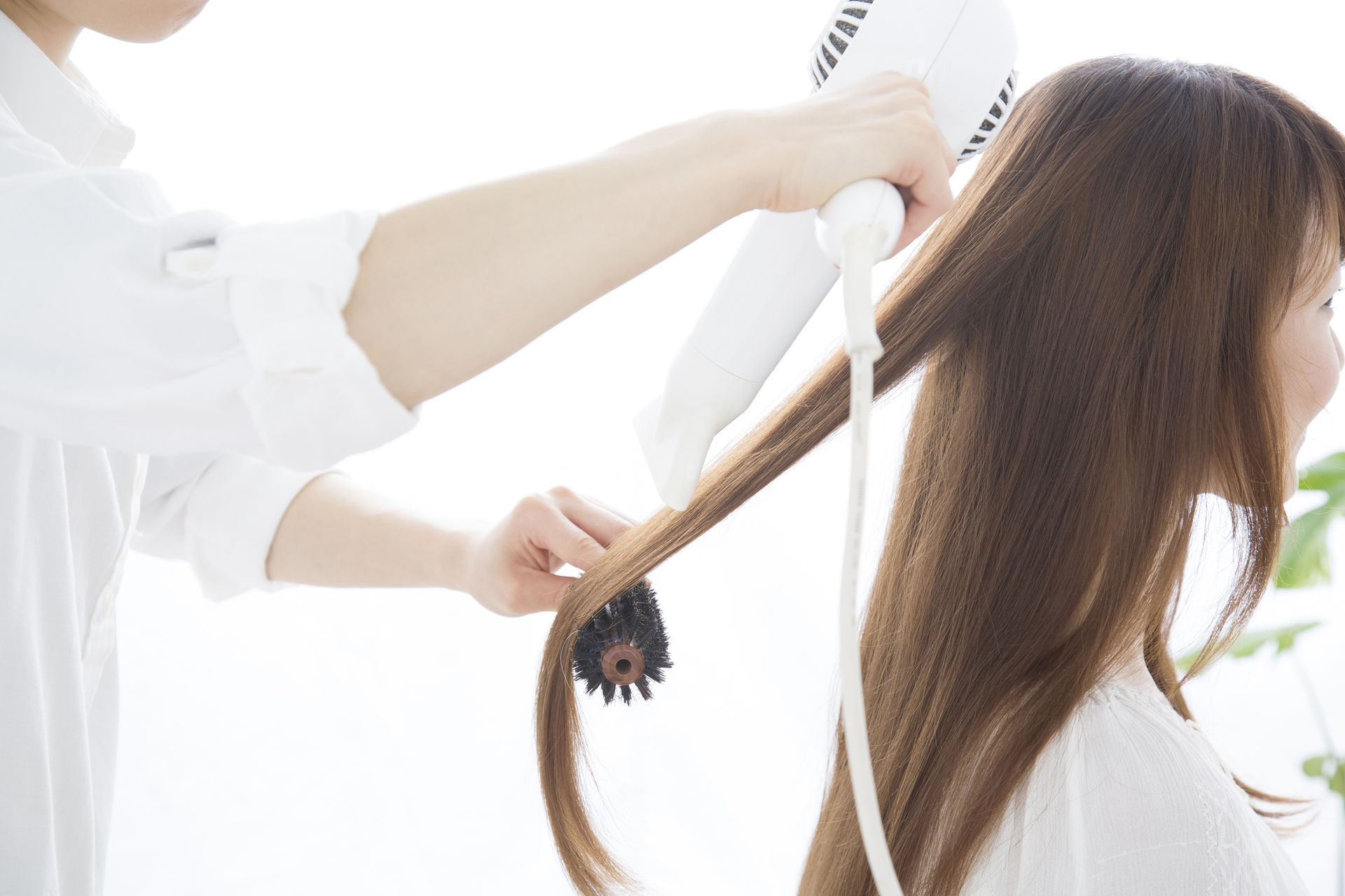 ドライヤーブロー